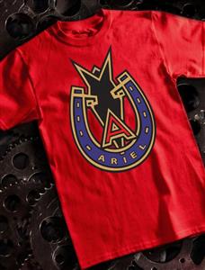 Ariel Badge T-Shirt Red X-LARGE