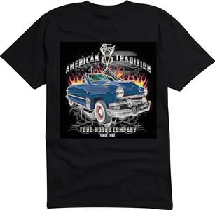 Ford V8 American Tradition T-Shirt Black LARGE